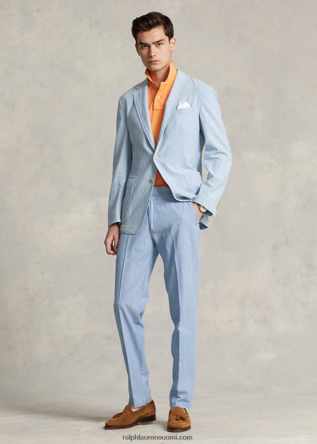 Ralph Lauren miehet chambray pukuhousut 0Z24ZR8617 chambray