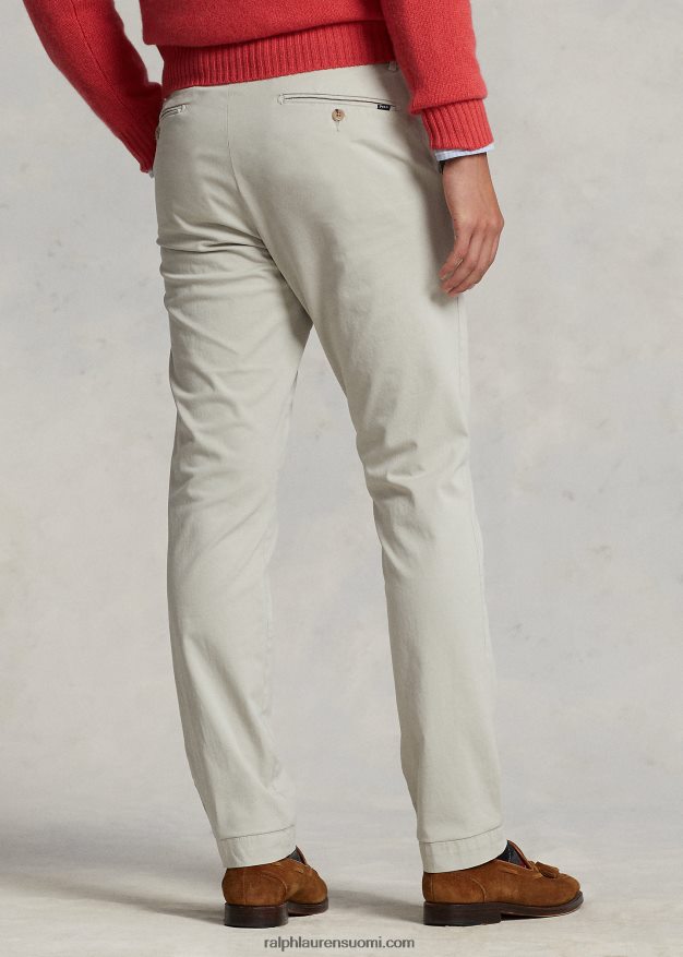 Ralph Lauren miehet jarrett stretch slim fit satiinihousut 0Z24ZR667 kyyhkynen harmaa