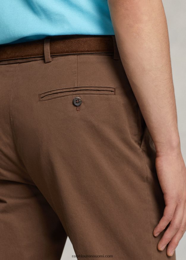 Ralph Lauren miehet joustavat chino-pukuhousut 0Z24ZR716 teak