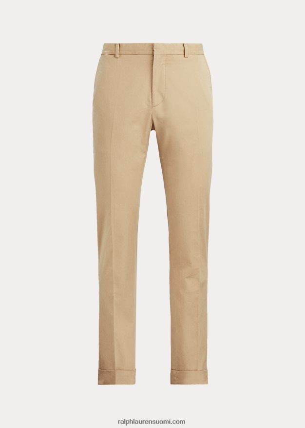 Ralph Lauren miehet joustavat chino-pukuhousut 0Z24ZR717 monumentti tan
