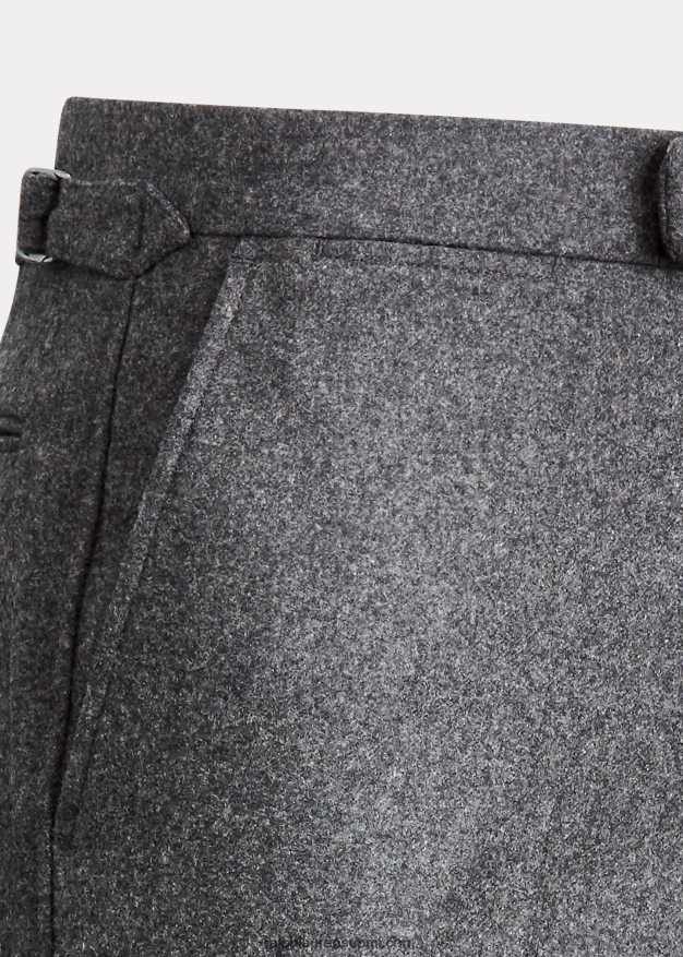 Ralph Lauren miehet joustavat flanellihousut 0Z24ZR8662 harmaa