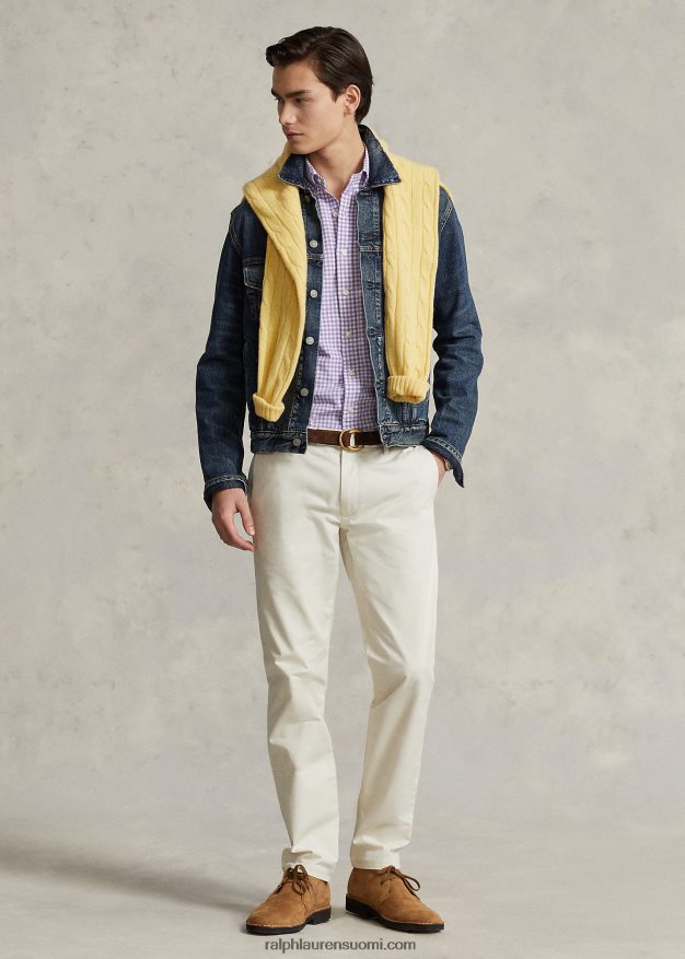 Ralph Lauren miehet joustavat slim fit chino-housut 0Z24ZR469 kerma