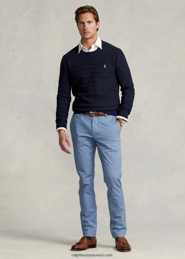 Ralph Lauren miehet joustavat slim fit chino-housut 0Z24ZR473 kanava sininen