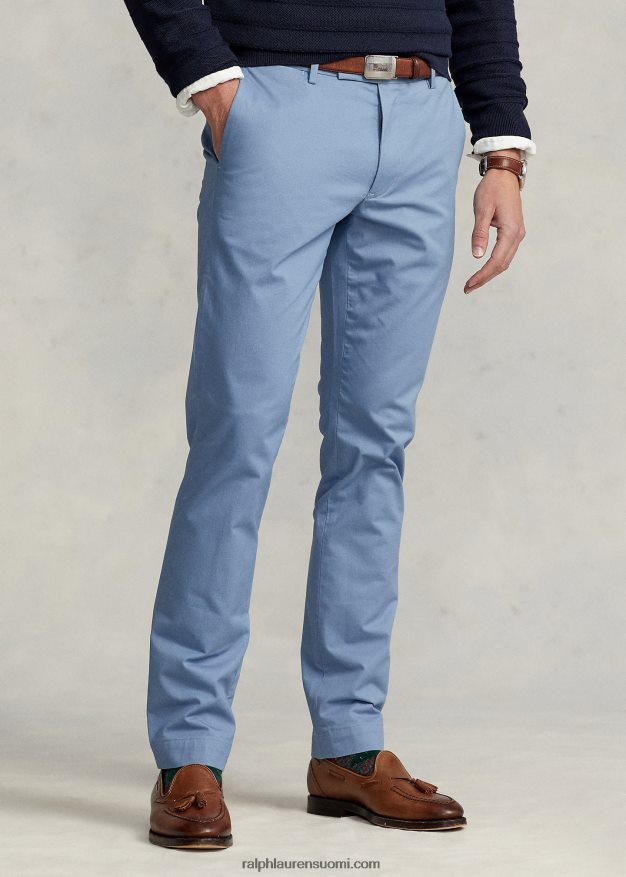 Ralph Lauren miehet joustavat slim fit chino-housut 0Z24ZR473 kanava sininen