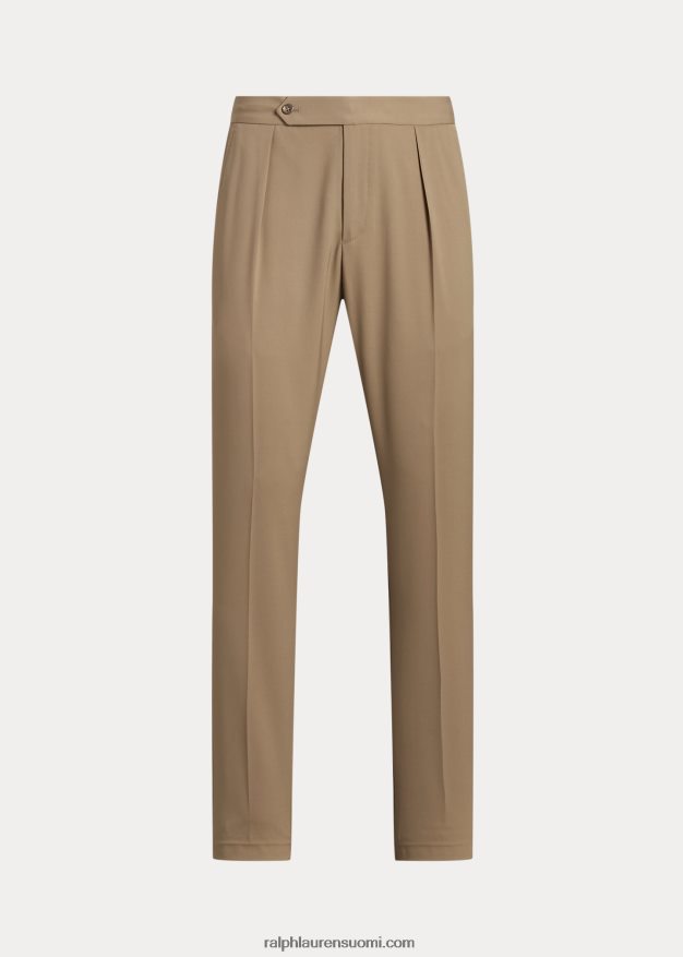 Ralph Lauren miehet joustavat twill-puvun housut 0Z24ZR1281 rusketus