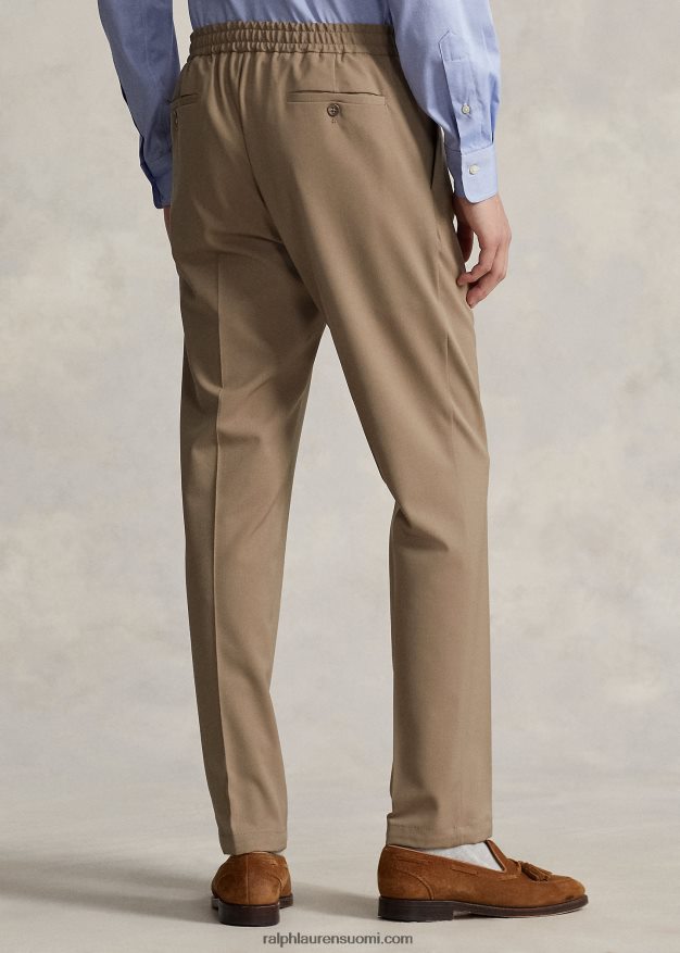 Ralph Lauren miehet joustavat twill-puvun housut 0Z24ZR1281 rusketus