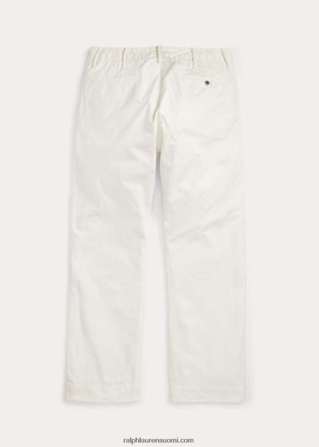 Ralph Lauren miehet kalanruototoimikas kenttähousut 0Z24ZR1691 valkoinen