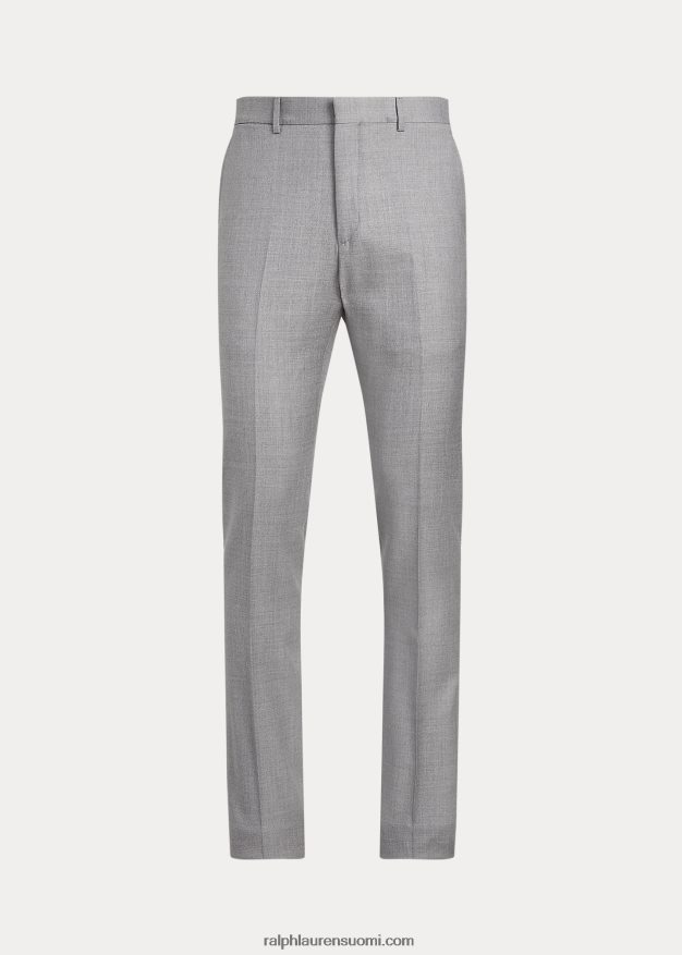 Ralph Lauren miehet kapeat villaiset twill-housut 0Z24ZR734 kanervanharmaa