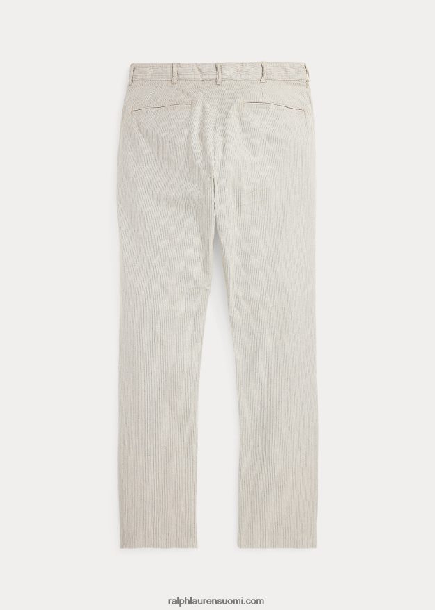 Ralph Lauren miehet laskostetut raidalliset dobby-housut 0Z24ZR1739 sininen multi