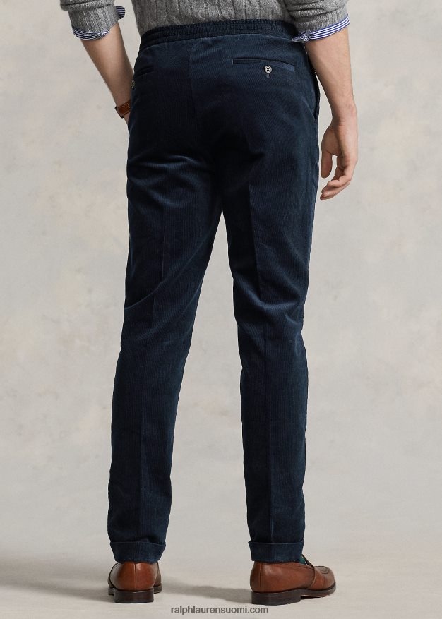 Ralph Lauren miehet laskostetut vakosamettihousut 0Z24ZR8578 metsästäjä/laivasto