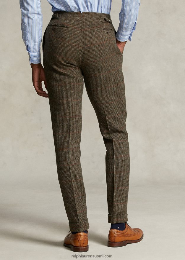 Ralph Lauren miehet morehouse-malliston pukuhousut 0Z24ZR1287 ruskea