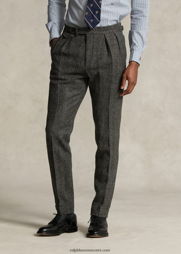 Ralph Lauren miehet morehouse-malliston pukuhousut 0Z24ZR1298 harmaa