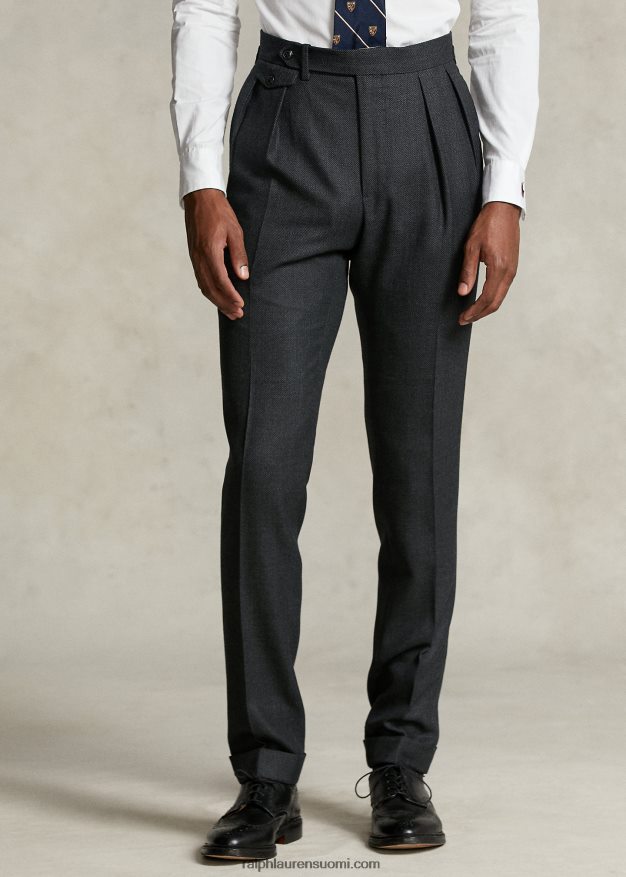 Ralph Lauren miehet morehouse-malliston pukuhousut 0Z24ZR8622 harmaa