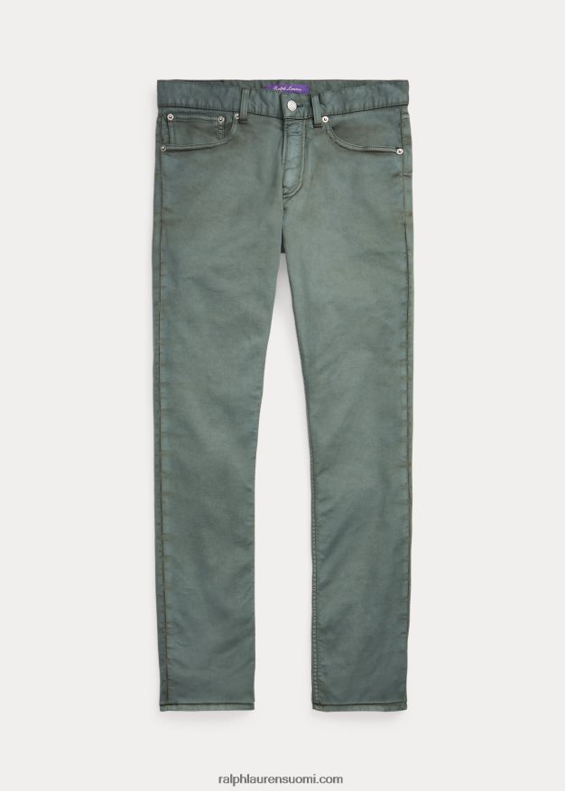 Ralph Lauren miehet ohuet joustavat dobby-housut 0Z24ZR85 islansininen