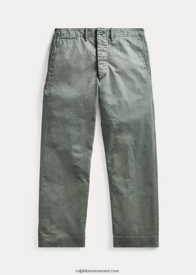 Ralph Lauren miehet pelto kalanruototvillihousut 0Z24ZR1786 tumma oliivi