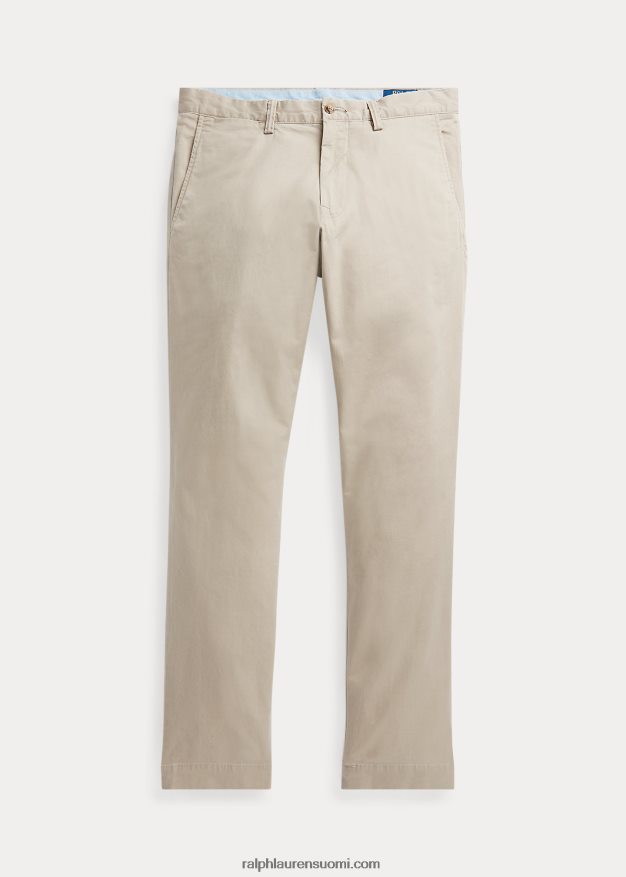 Ralph Lauren miehet pestyt stretch chino housut kaikki sopivat 0Z24ZR8387 khaki rusketus
