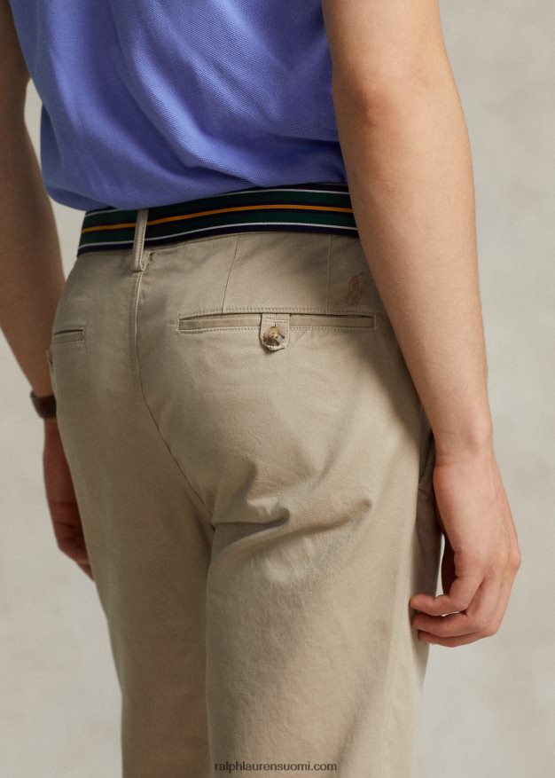 Ralph Lauren miehet pestyt stretch chino housut kaikki sopivat 0Z24ZR8387 khaki rusketus