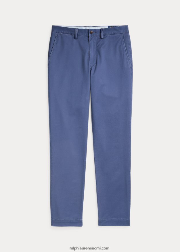 Ralph Lauren miehet pestyt stretch chino housut kaikki sopivat 0Z24ZR8394 vaalea laivasto