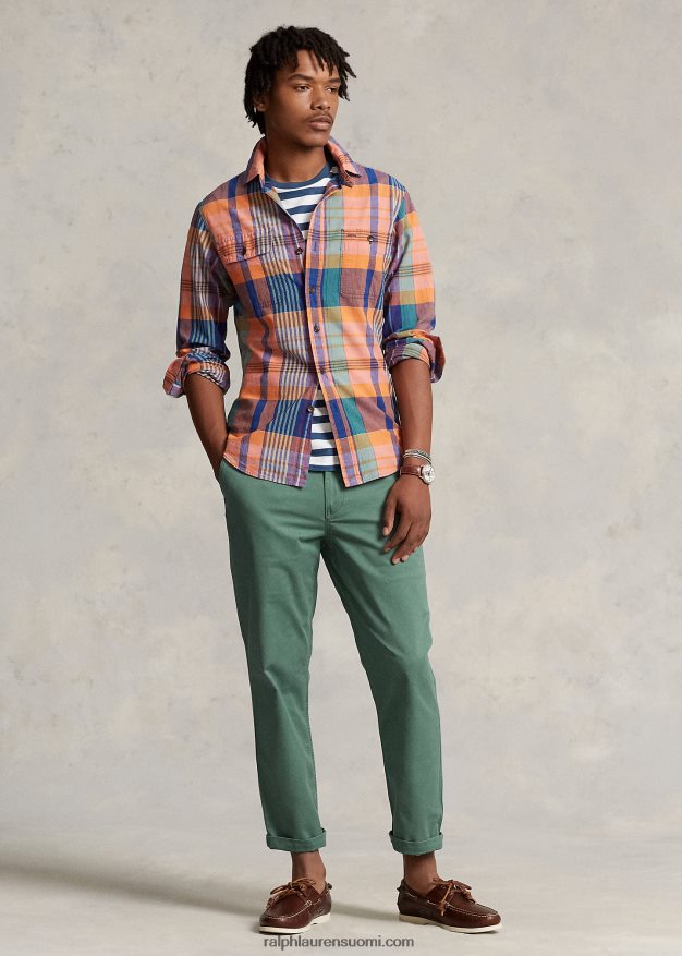 Ralph Lauren miehet polo prepster classic fit chino-housut 0Z24ZR579 pesty metsä
