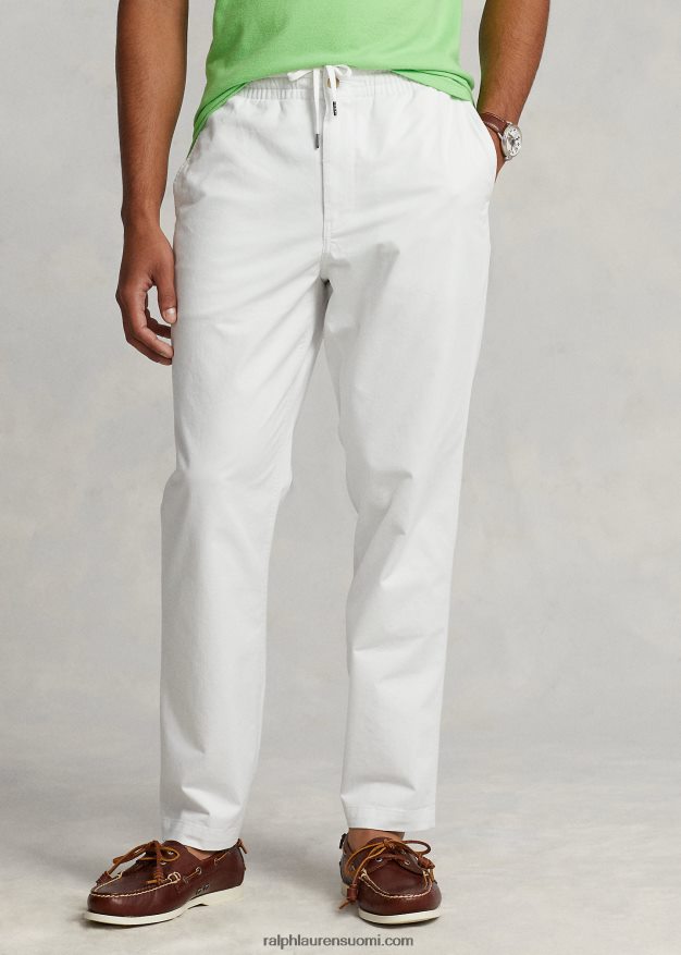 Ralph Lauren miehet polo prepster classic fit chino-housut 0Z24ZR581 kannenpesuaine valkoinen