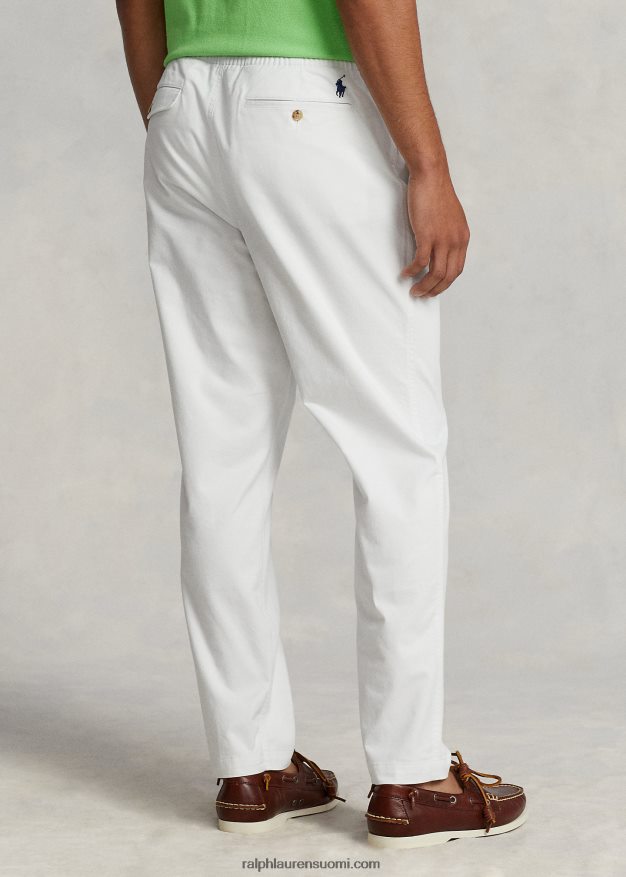 Ralph Lauren miehet polo prepster classic fit chino-housut 0Z24ZR581 kannenpesuaine valkoinen