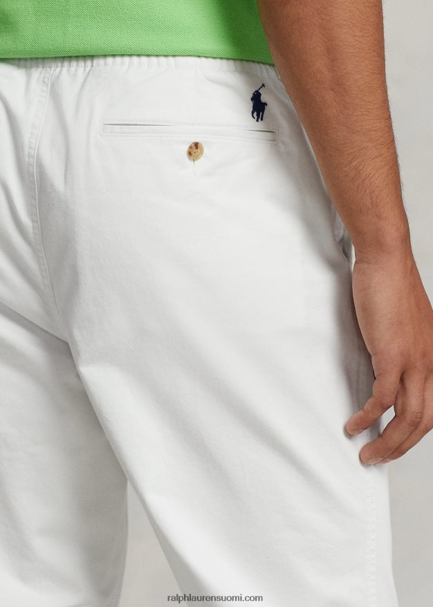 Ralph Lauren miehet polo prepster classic fit chino-housut 0Z24ZR581 kannenpesuaine valkoinen