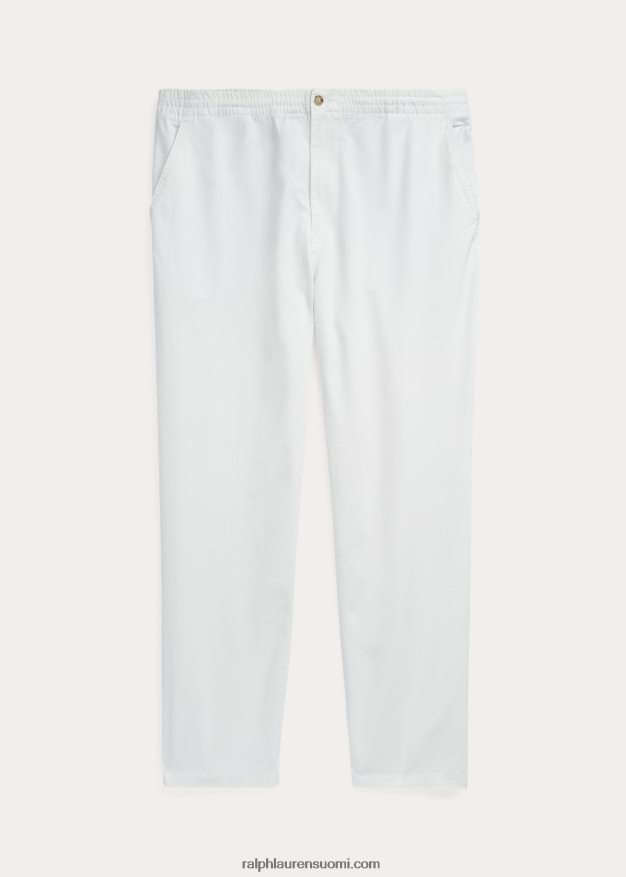 Ralph Lauren miehet polo prepster stretch klassinen istuvuus housut 0Z24ZR1907 kannenpesuaine valkoinen