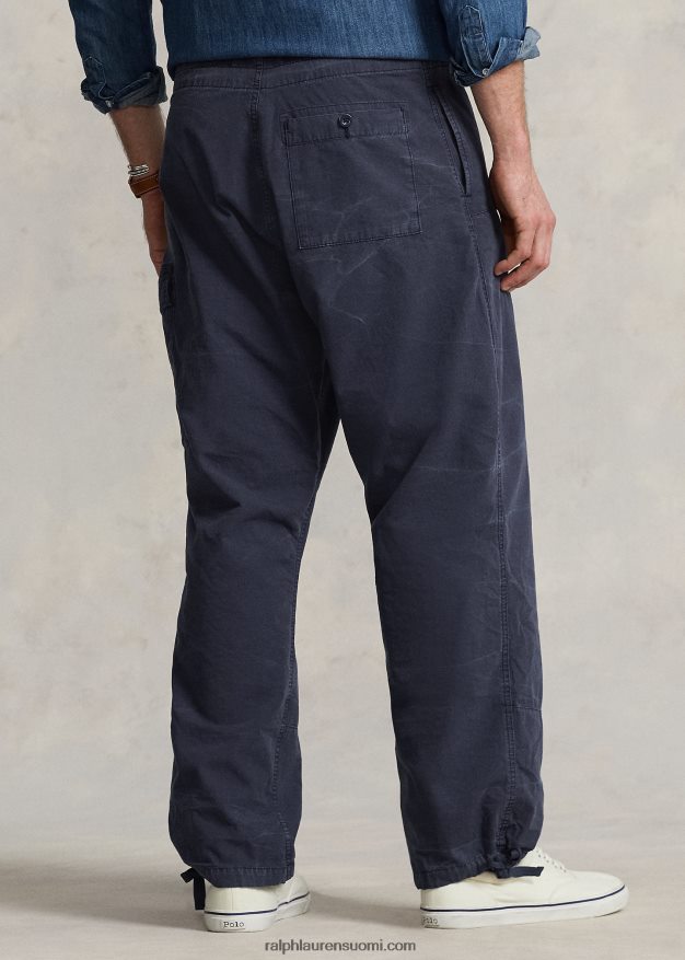 Ralph Lauren miehet rento istuvuus canvas cargo housut 0Z24ZR1356 newportin laivasto