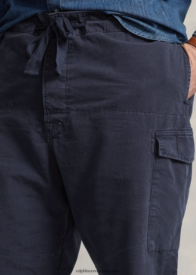 Ralph Lauren miehet rento istuvuus canvas cargo housut 0Z24ZR1356 newportin laivasto