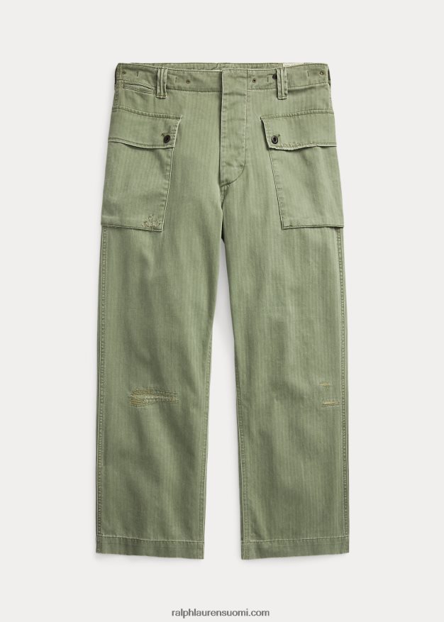 Ralph Lauren miehet rento istuvuus cargo-housuissa 0Z24ZR1121 vaaleanvihreä