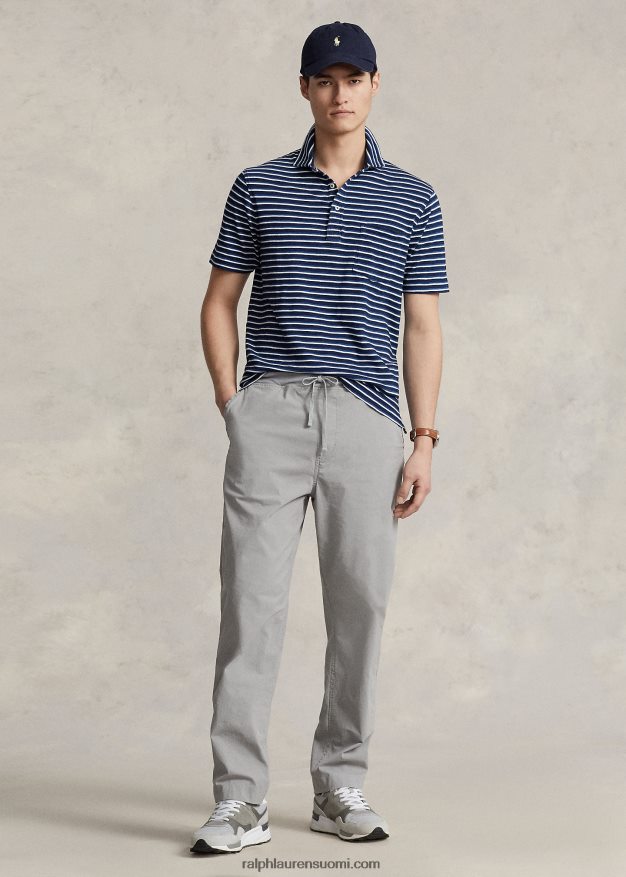 Ralph Lauren miehet rento istuvuus stretch-popliinihousut 0Z24ZR792 harmaata sumua