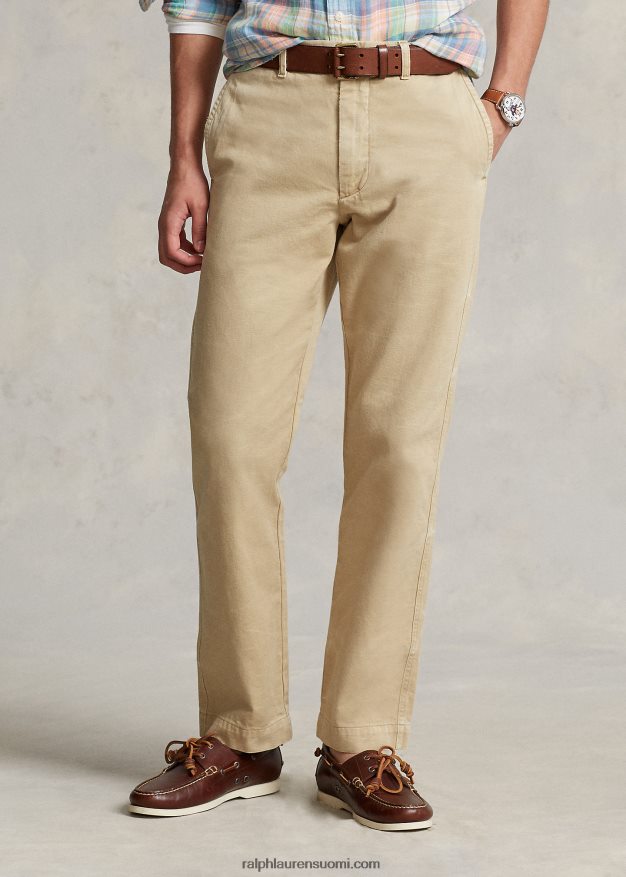 Ralph Lauren miehet salinger suorat chino-housut 0Z24ZR837 rannikon beige
