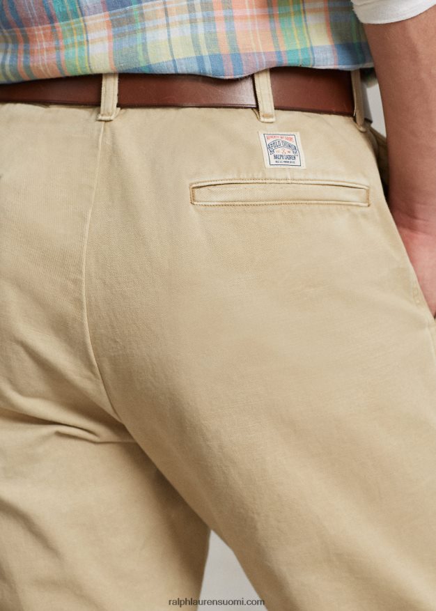 Ralph Lauren miehet salinger suorat chino-housut 0Z24ZR837 rannikon beige