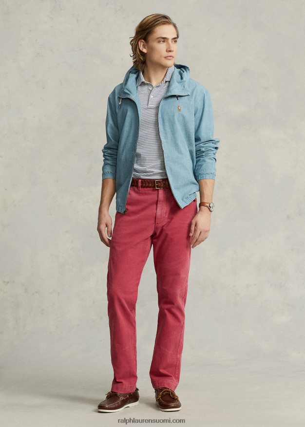 Ralph Lauren miehet salinger suorat chino-housut 0Z24ZR838 Chili