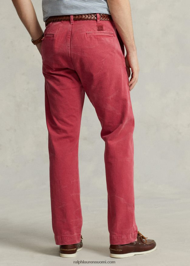 Ralph Lauren miehet salinger suorat chino-housut 0Z24ZR838 Chili