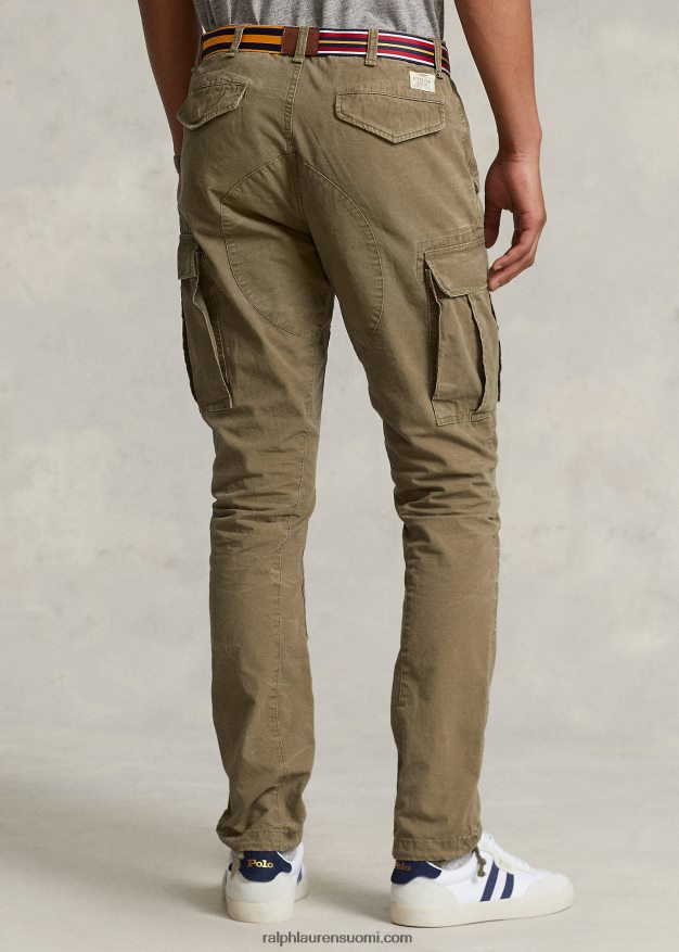 Ralph Lauren miehet slim fit canvas cargo housut 0Z24ZR503 ulkona oliivi