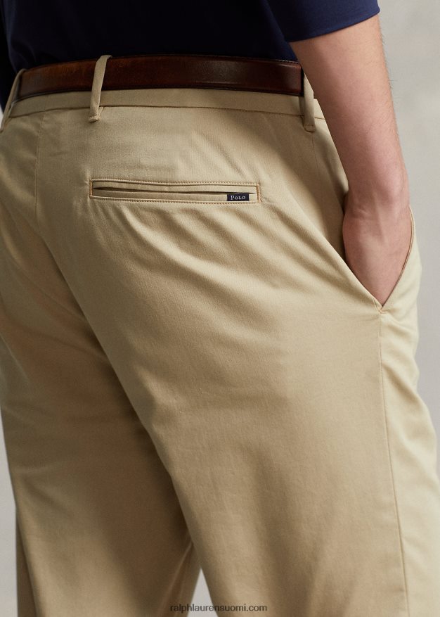 Ralph Lauren miehet stretch slim fit suorituskykyiset chino-housut 0Z24ZR8575 klassinen khaki