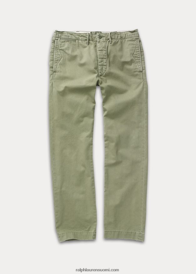 Ralph Lauren miehet upseeri chino housut 0Z24ZR1748 oliivi