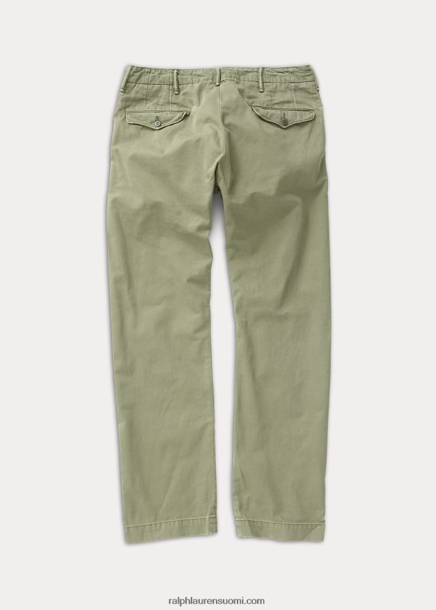 Ralph Lauren miehet upseeri chino housut 0Z24ZR1748 oliivi