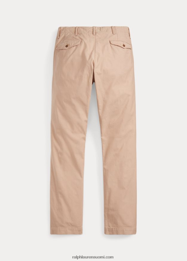 Ralph Lauren miehet upseeri chino housut 0Z24ZR1776 auringon haalistunut vaaleanpunainen