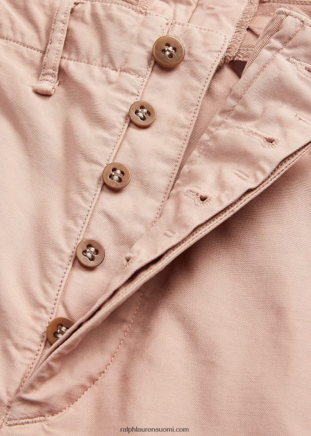 Ralph Lauren miehet upseeri chino housut 0Z24ZR1776 auringon haalistunut vaaleanpunainen