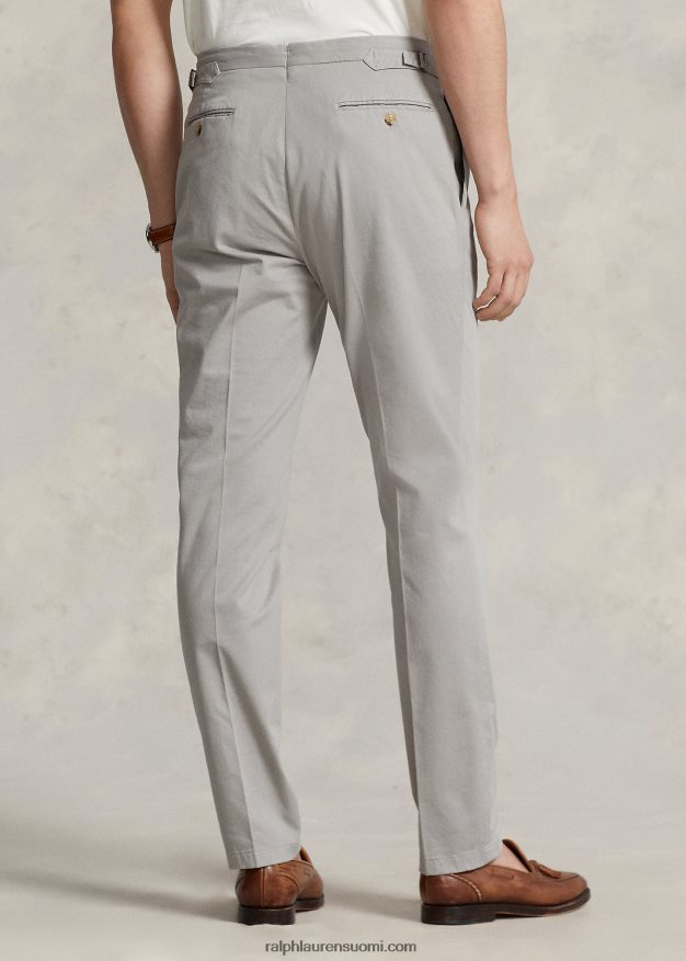 Ralph Lauren miehet vaatevärjätty joustava chino-housu 0Z24ZR823 harmaata sumua