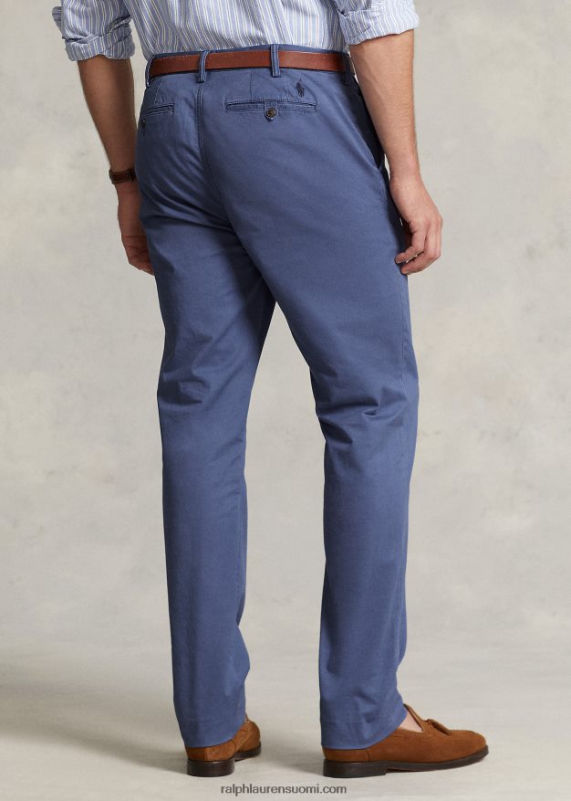 Ralph Lauren miehet venyvät klassiset chino-housut 0Z24ZR1861 vaalea laivasto