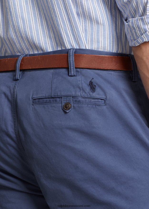 Ralph Lauren miehet venyvät klassiset chino-housut 0Z24ZR1861 vaalea laivasto