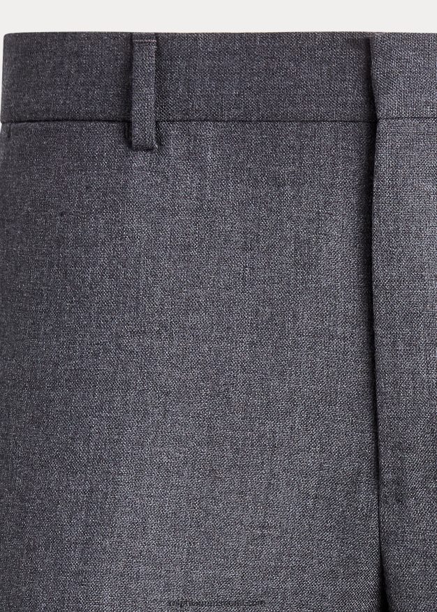 Ralph Lauren miehet villaiset oxford-pukuhousut 0Z24ZR570 keskiharmaa