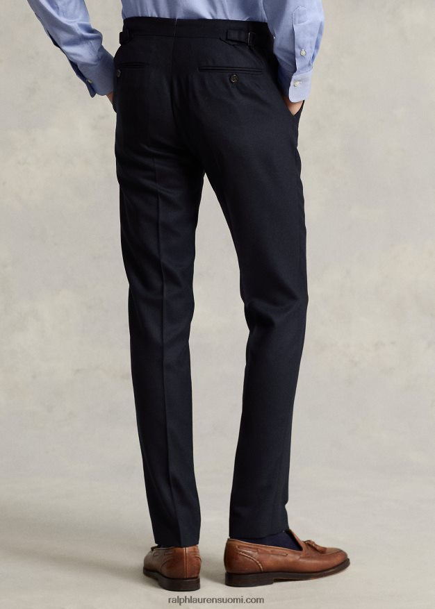 Ralph Lauren miehet villaiset oxford-pukuhousut 0Z24ZR712 laivasto