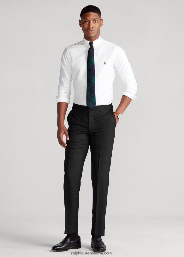 Ralph Lauren miehet villaiset oxford-pukuhousut 0Z24ZR713 musta