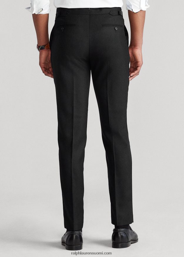 Ralph Lauren miehet villaiset oxford-pukuhousut 0Z24ZR713 musta