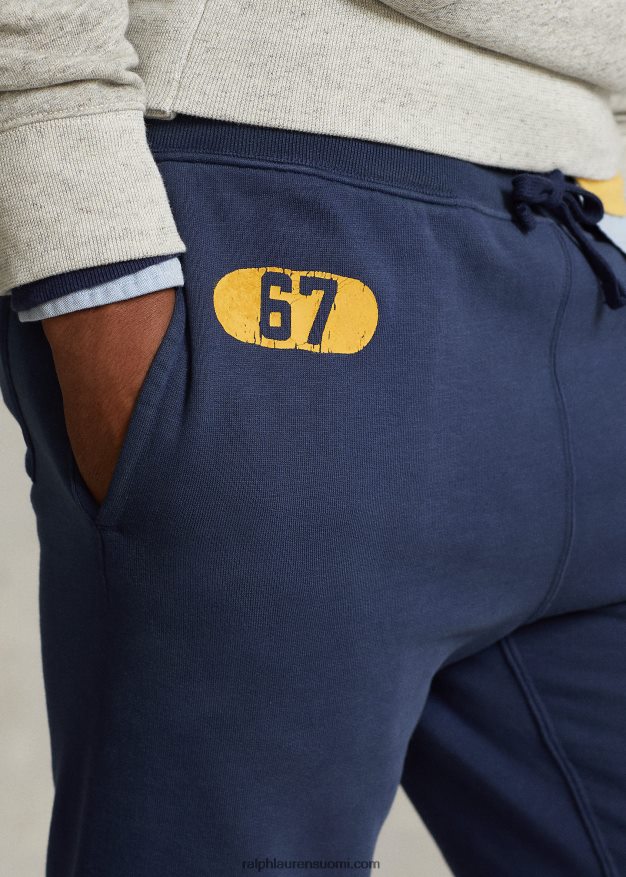 Ralph Lauren miehet Graafiset fleece-housut 0Z24ZR799 tumma koboltti