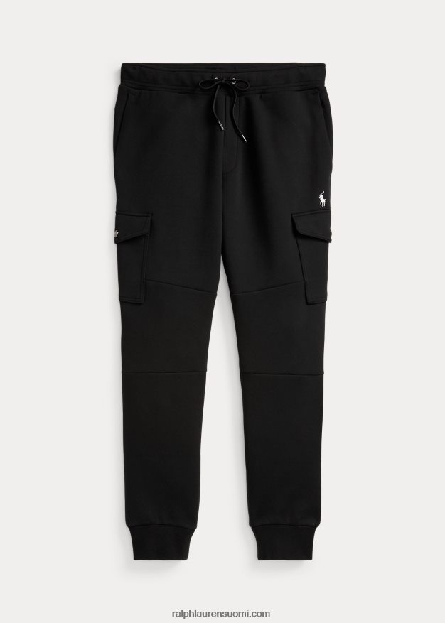 Ralph Lauren miehet kaksinkertaiset cargo jogger -housut 0Z24ZR477 musta